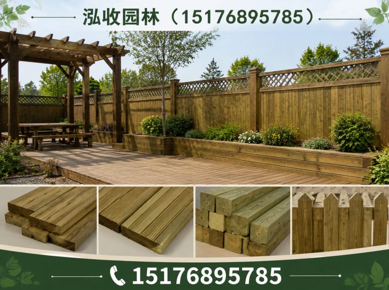 衢州防腐木展示图